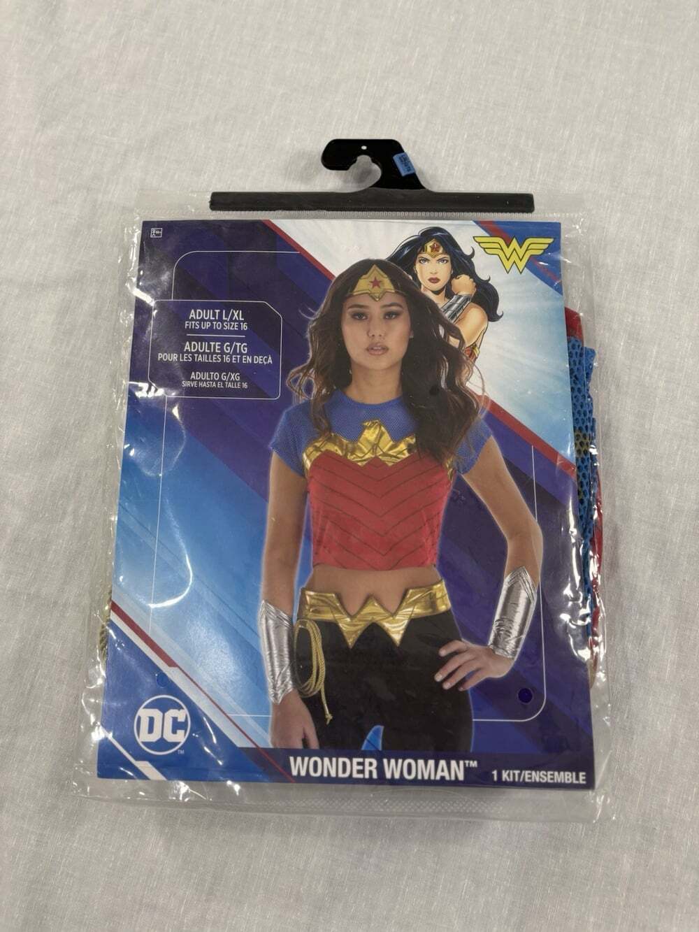 Wonder Woman Adult Costume 6 Piece Set L/XL New Cosplay Comic Con Halloween